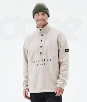 Fleece Dope Comfy Barbati Bej | Romania_D1059