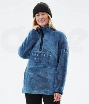 Fleece Dope Pile W Dama Albastri | Romania_D1315
