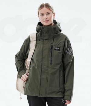 Geaca Outdoor Dope Blizzard Light W Full Zip Dama Masline Verzi | Romania_D1211
