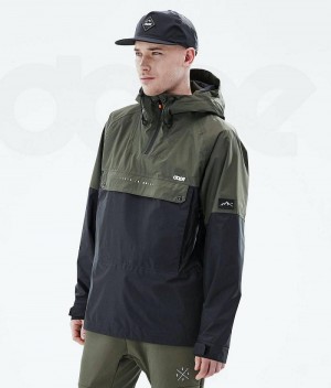 Geaca Outdoor Dope Hiker Light Barbati Masline Verzi Negrii | Romania_D2155