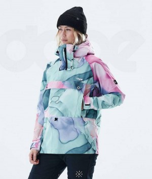 Geaca Outdoor Dope Hiker W Dama Roz Verzi | Romania_D1607