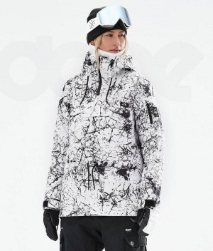 Geaca Schi Dope Annok W 2021 Dama Albi Negrii | Romania_D1595