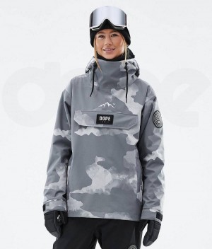 Geaca Schi Dope Blizzard W Dama Gri Camuflaj | Romania_D2530