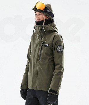 Geaca Schi Dope Blizzard W Full Zip Dama Masline Verzi | Romania_D1274