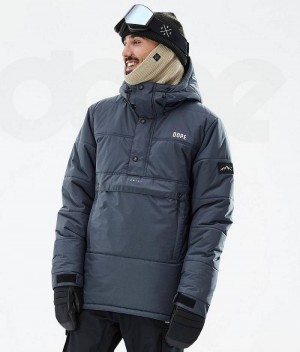 Geaca Schi Dope Puffer Barbati Albastri | Romania_D2433