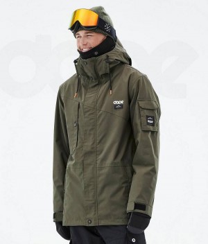 Geaca Snowboard Dope Adept Barbati Masline Verzi | Romania_D1317