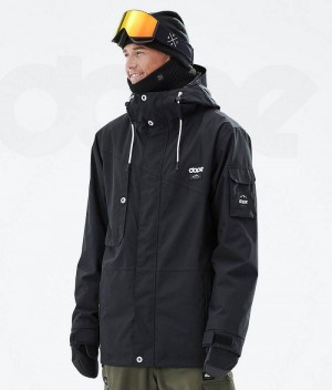 Geaca Snowboard Dope Adept Barbati Negrii | Romania_D1643