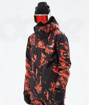 Geaca Snowboard Dope Adept Barbati Portocalii | Romania_D1477