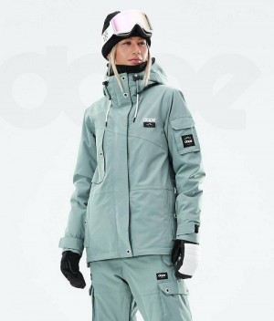 Geaca Snowboard Dope Adept W 2021 Dama Verzi | Romania_D1191