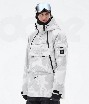 Geaca Snowboard Dope Akin Barbati Gri Camuflaj | Romania_D1286