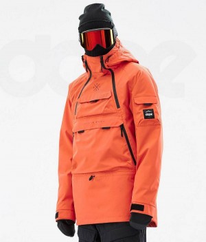 Geaca Snowboard Dope Akin Barbati Portocalii | Romania_D2491
