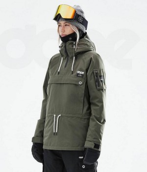 Geaca Snowboard Dope Annok W 2021 Dama Masline Verzi | Romania_D2380