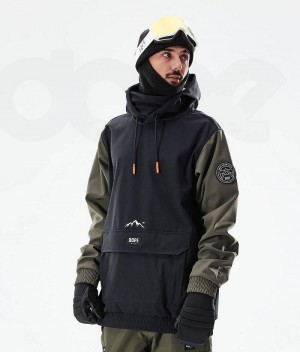 Geaca Snowboard Dope Wylie Barbati Negrii Masline Verzi | Romania_D1575