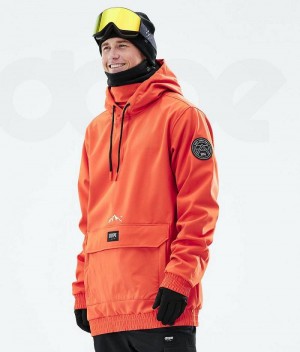 Geaca Snowboard Dope Wylie Barbati Portocalii | Romania_D1276