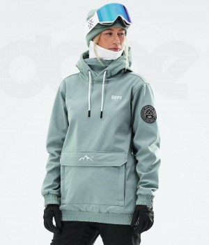 Geaca Snowboard Dope Wylie W Dama Verzi | Romania_D1054