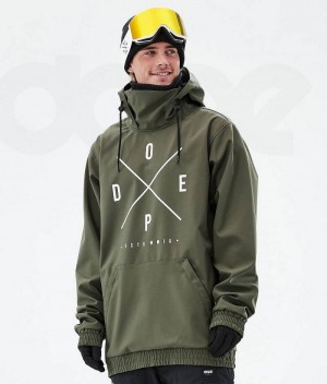 Geaca Snowboard Dope Yeti Barbati Masline Verzi | Romania_D1561