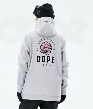 Geaca Snowboard Dope Yeti W 2021 Dama Gri Deschis | Romania_D1331