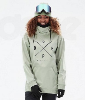 Geaca Snowboard Dope Yeti W Dama Verzi | Romania_D1801