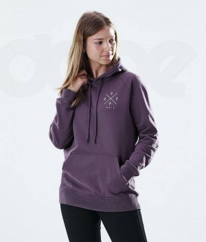 Hanorace Dope Regular Dama Violet | Romania_D1669