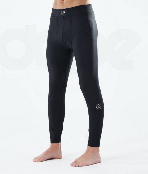 Pantaloni Base Layer Dope Snuggle Barbati Negrii | Romania_D2264