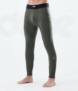 Pantaloni Base Layer Dope Snuggle Barbati Masline Verzi | Romania_D2104