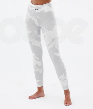 Pantaloni Base Layer Dope Snuggle W Dama Gri Camuflaj | Romania_D1681