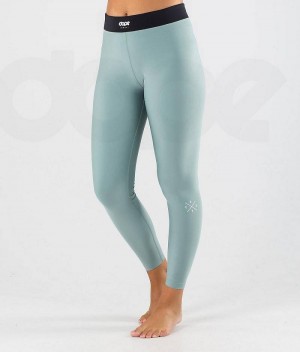 Pantaloni Base Layer Dope Snuggle W Dama Verzi | Romania_D2319