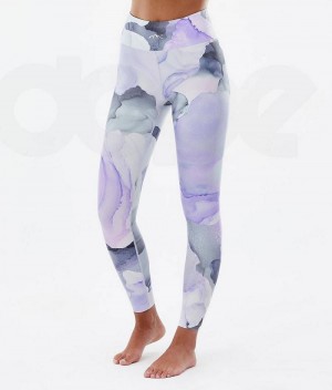 Pantaloni Base Layer Dope Snuggle W Dama Violet | Romania_D1448