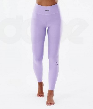 Pantaloni Base Layer Dope Snuggle W Dama Violet | Romania_D1263