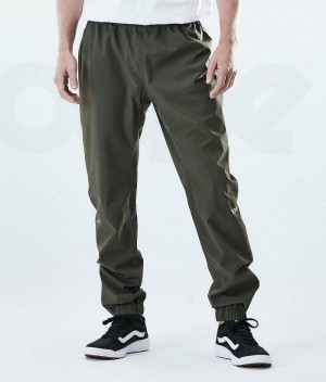 Pantaloni Outdoor Dope Drizzard Barbati Masline Verzi | Romania_D2128