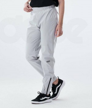 Pantaloni Outdoor Dope Drizzard W Dama Gri Deschis | Romania_D1152