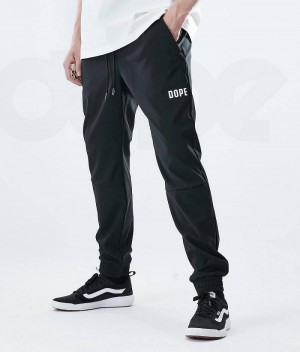 Pantaloni Outdoor Dope Flight Barbati Negrii | Romania_D2475