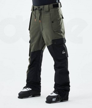 Pantaloni Ski  Dope Adept 2021 Barbati Masline Verzi Negrii | Romania_D2327