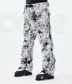 Pantaloni Ski  Dope Antek 2021 Barbati Albi Negrii | Romania_D2177