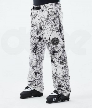 Pantaloni Ski  Dope Blizzard 2021 Barbati Albi Negrii | Romania_D1512