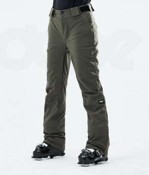 Pantaloni Ski  Dope Con W 2021 Dama Masline Verzi | Romania_D2244