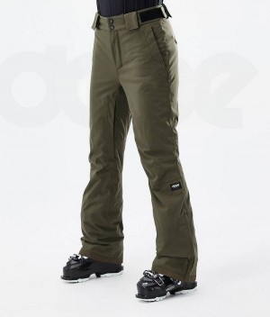 Pantaloni Ski  Dope Con W Dama Masline Verzi | Romania_D1988