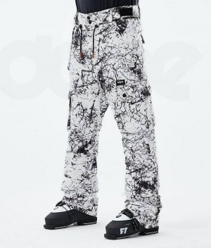 Pantaloni Ski  Dope Iconic 2021 Barbati Albi Negrii | Romania_D1547