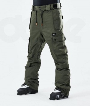 Pantaloni Ski  Dope Iconic 2021 Barbati Masline Verzi | Romania_D2273