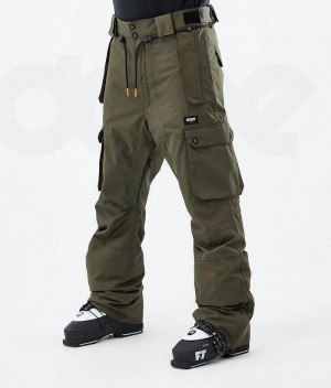 Pantaloni Ski  Dope Iconic Barbati Masline Verzi | Romania_D2028