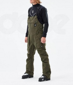 Pantaloni Ski  Dope Notorious B.I.B Barbati Masline Verzi | Romania_D1805