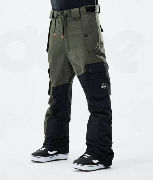 Pantaloni Snowboard Dope Adept 2021 Barbati Masline Verzi Negrii | Romania_D1890
