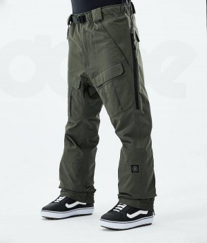 Pantaloni Snowboard Dope Antek 2021 Barbati Masline Verzi | Romania_D1292