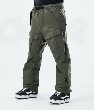 Pantaloni Snowboard Dope Antek Barbati Masline Verzi | Romania_D1457