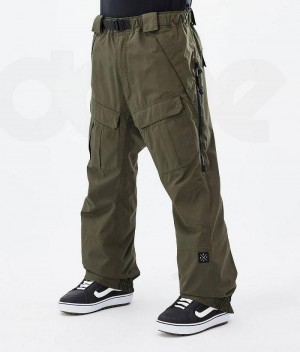 Pantaloni Snowboard Dope Antek Barbati Masline Verzi | Romania_D2160