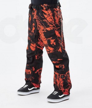 Pantaloni Snowboard Dope Antek Barbati Portocalii | Romania_D1667