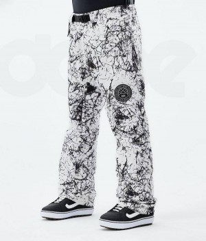 Pantaloni Snowboard Dope Blizzard 2021 Barbati Albi Negrii | Romania_D1840