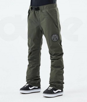Pantaloni Snowboard Dope Blizzard W 2021 Dama Masline Verzi | Romania_D1598