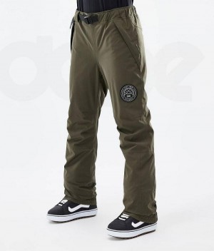 Pantaloni Snowboard Dope Blizzard W Dama Masline Verzi | Romania_D2020