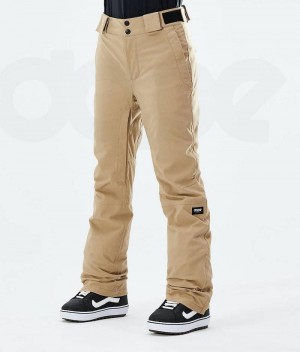Pantaloni Snowboard Dope Con W 2021 Dama Kaki | Romania_D1938
